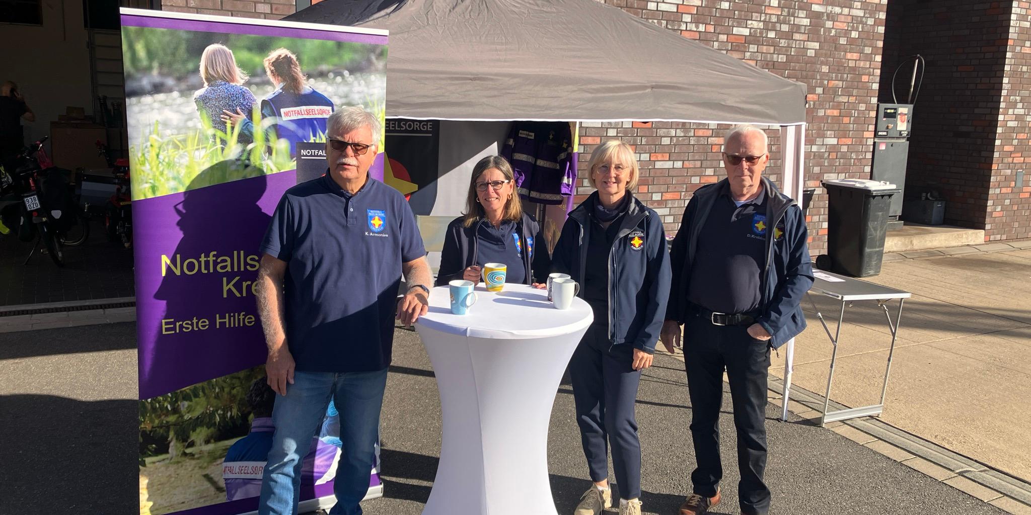 Stand beim Tag der offenen Tür der Feuerwehr Krefeld