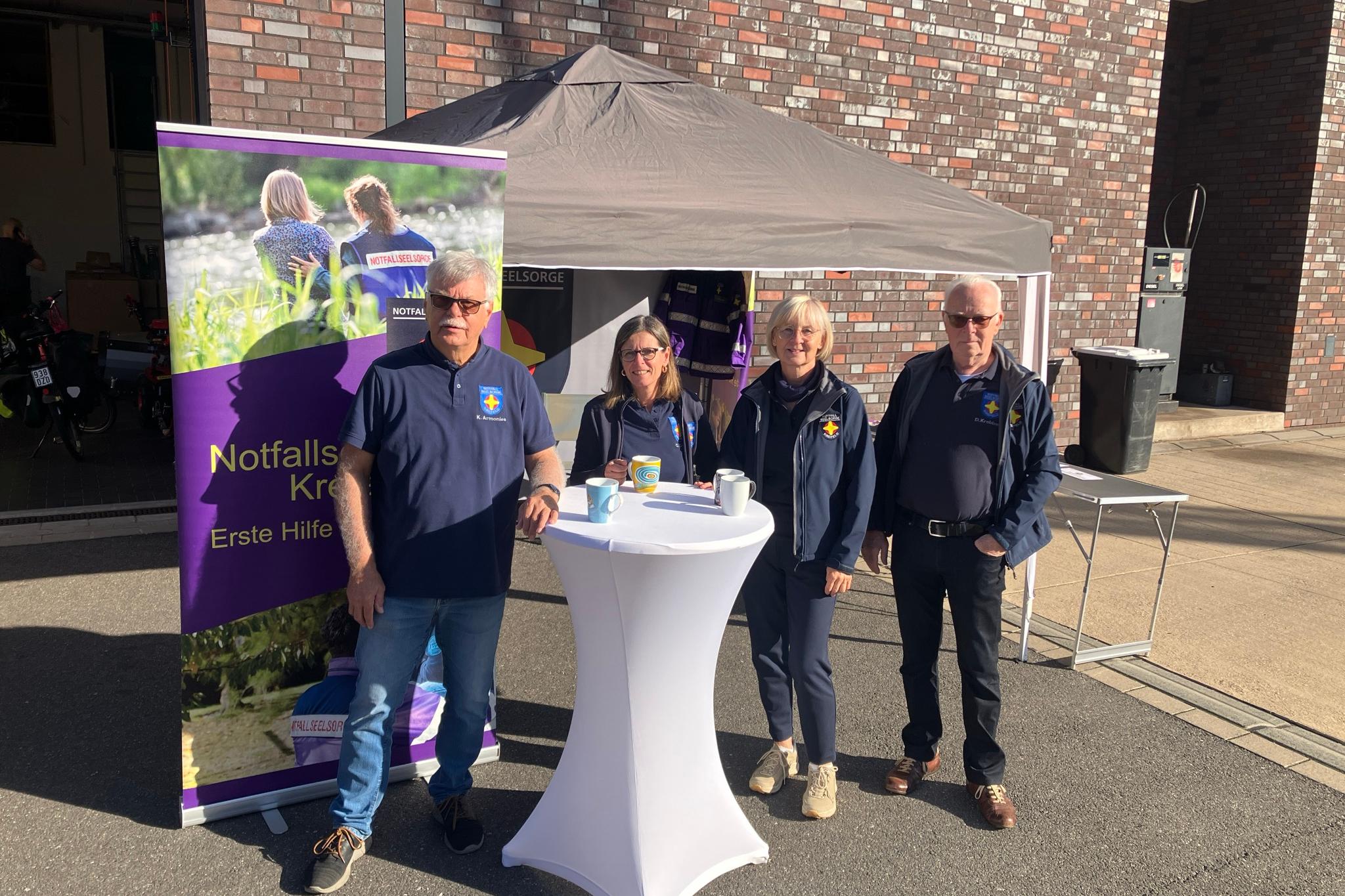 Stand beim Tag der offenen Tür der Feuerwehr Krefeld