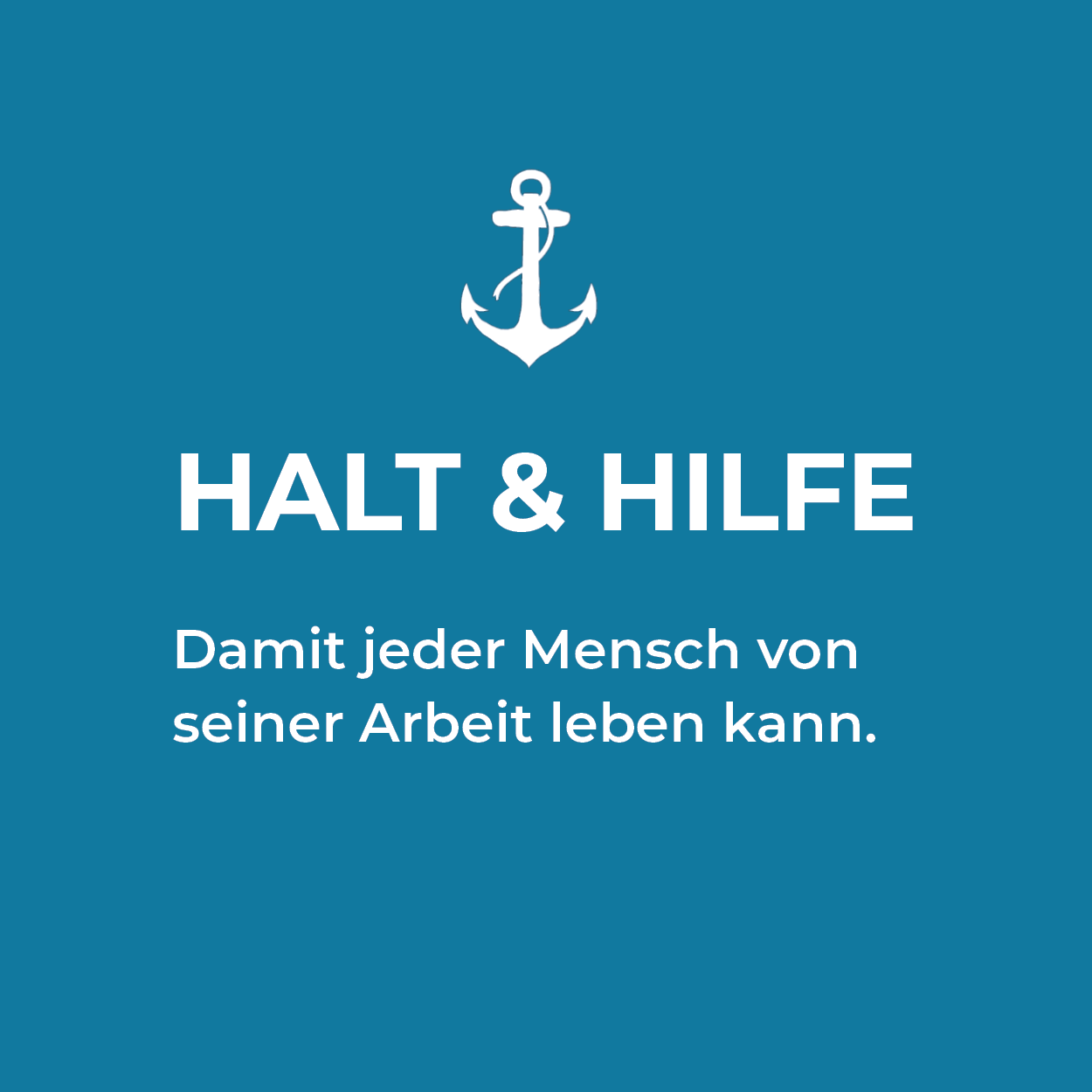 Halt und Hilfe