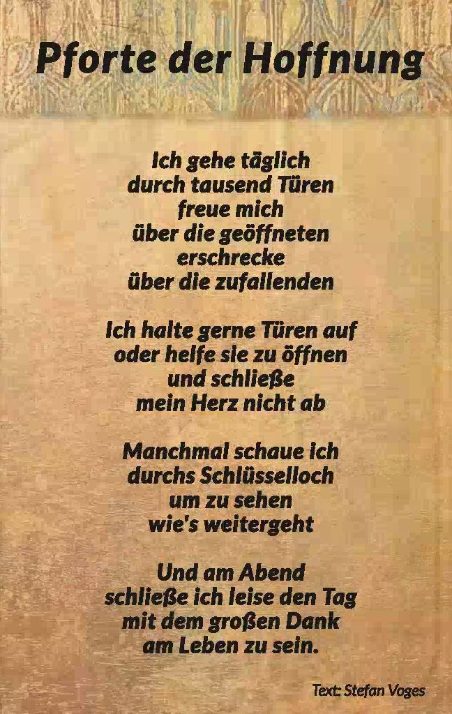 Pfortengedicht