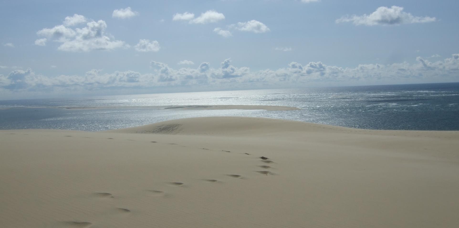 Düne Sand Wolken Himmel