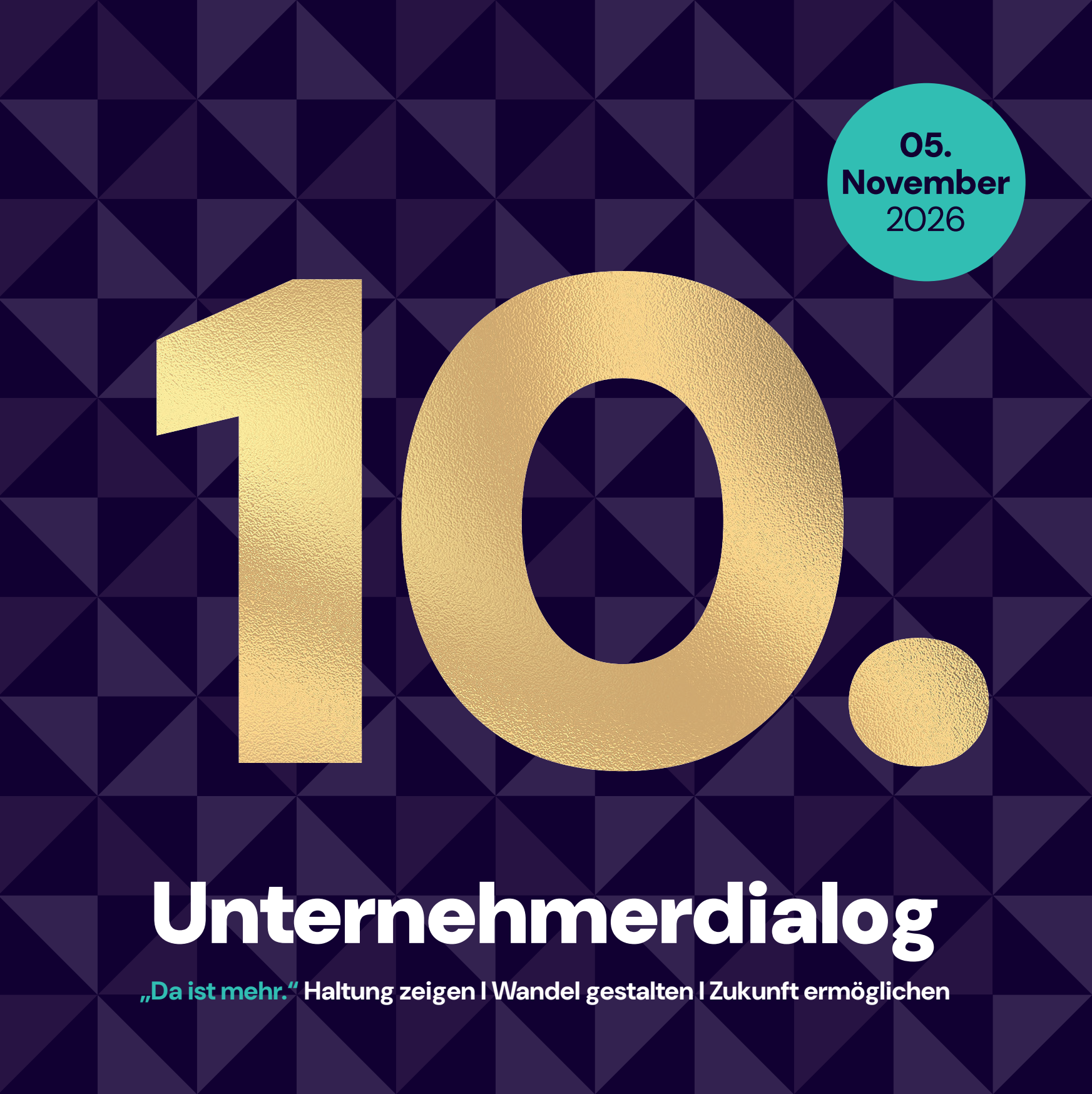 Einladung - 10 Unternehmerdialog 2026