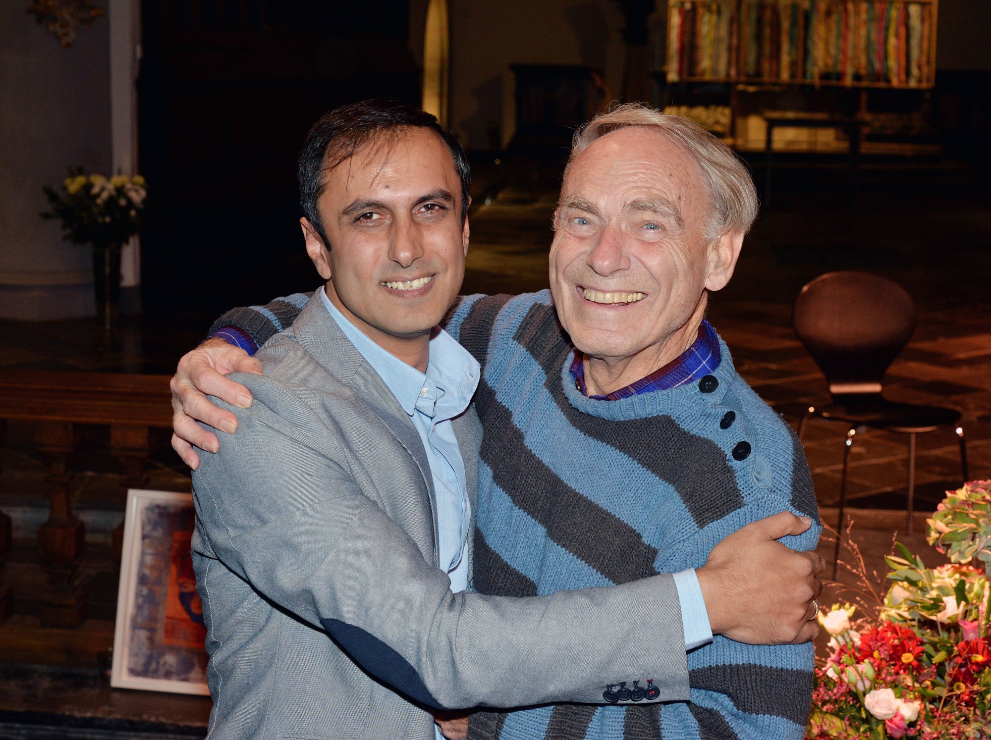 Beste Freunde: Ali Ismailovski und Pfr. Herbert Kaefer haben viele gemeinsame Kämpfe für Flüchtlinge im Raum Aachen ausgefochten.