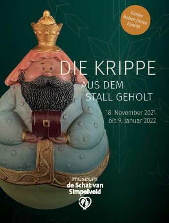 Die Krippe aus dem Stall geholt