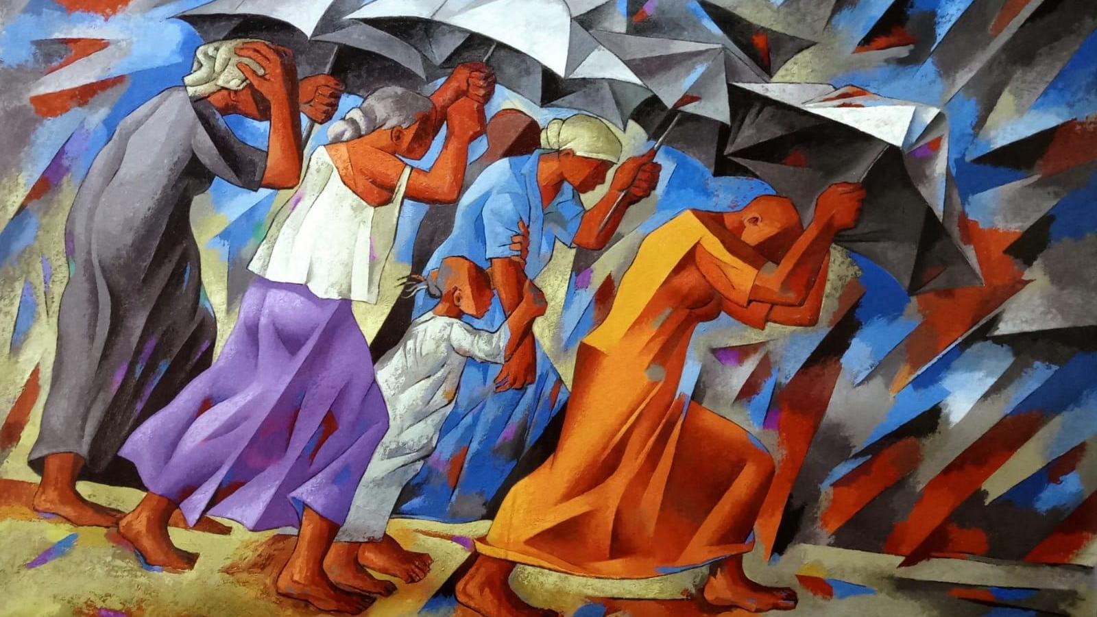 Ausstellungsbild von Freddy Sánchez Caballero