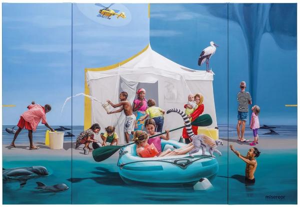 Das Misereor-Hungertuch 2025/2026 „Liebe sei Tat“ von Konstanze Trommer