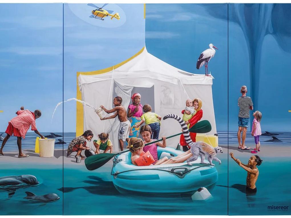 Das Misereor-Hungertuch 2025/2026 „Liebe sei Tat“ von Konstanze Trommer