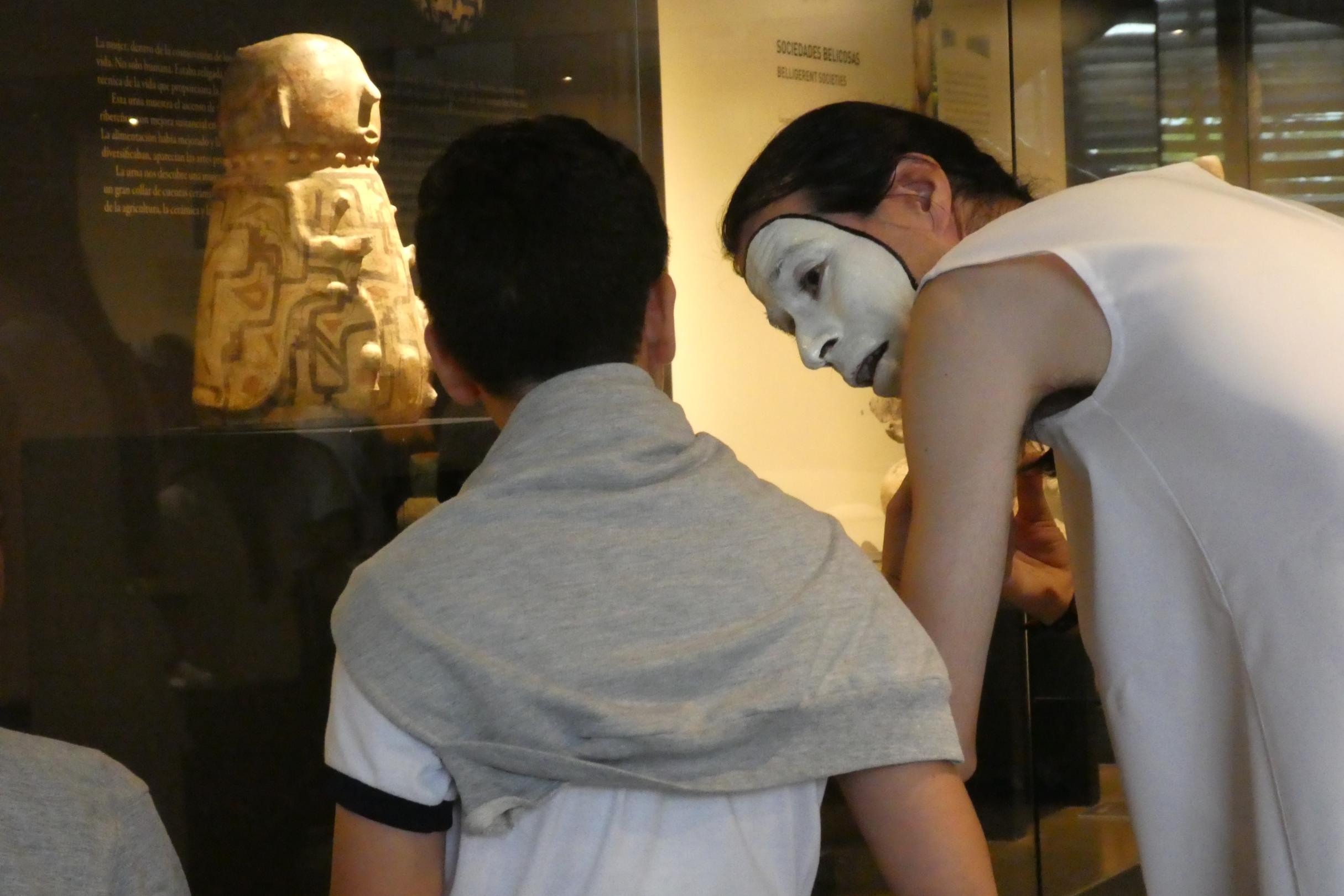 Omagua-Urne im Museum Coca