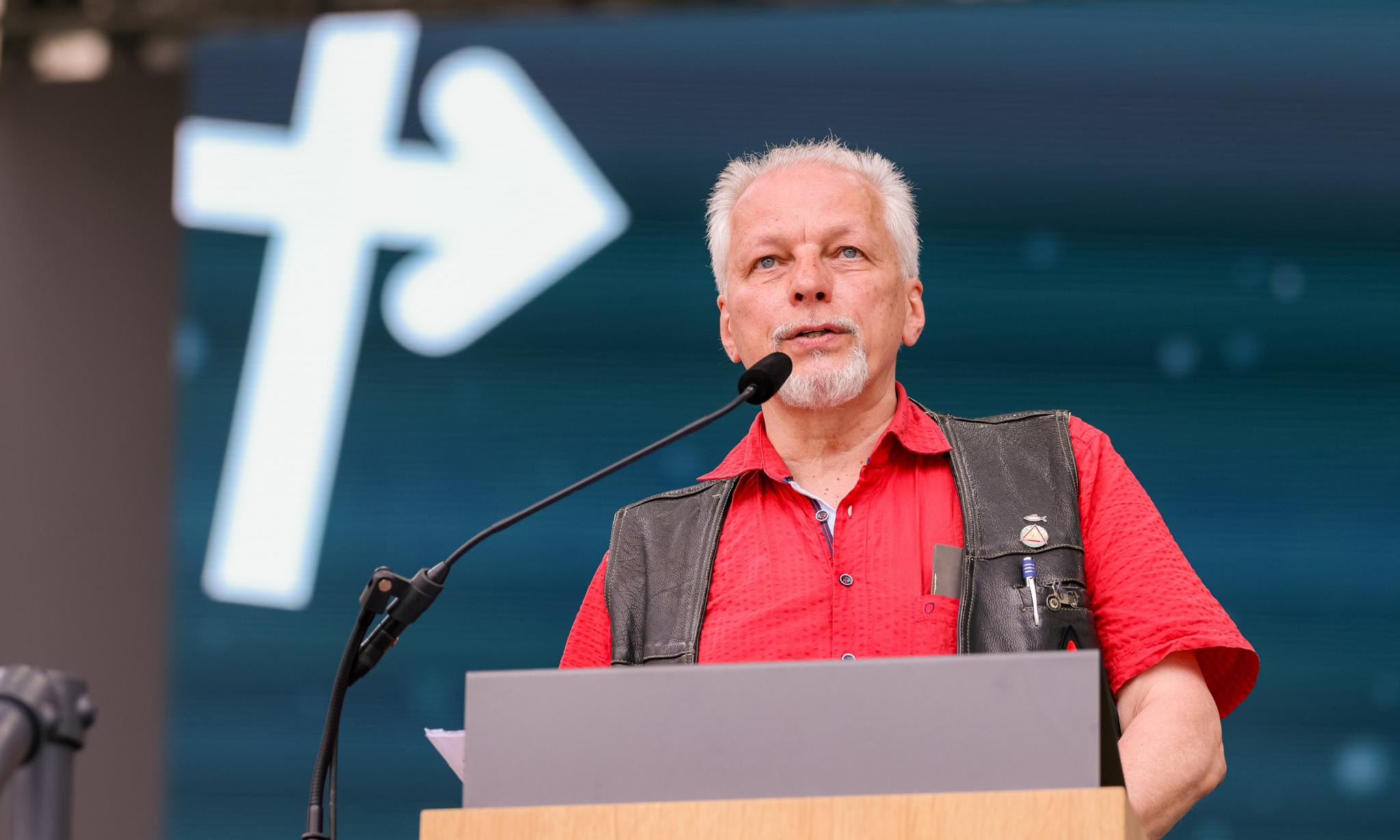 Biker-Gottesdienst während der Heiligtumsfahrt 2023 in Aachen