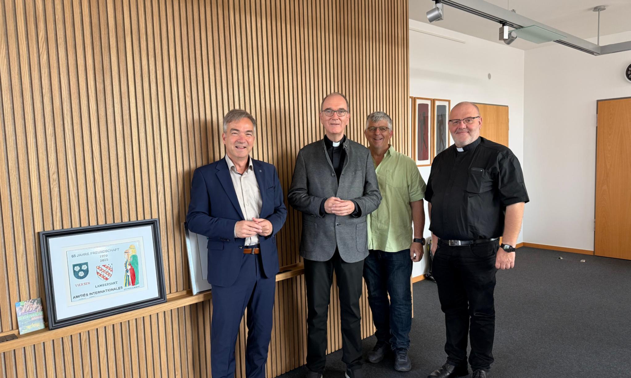 Weihbischof Borsch besucht Viersener Bürgermeister Hopp