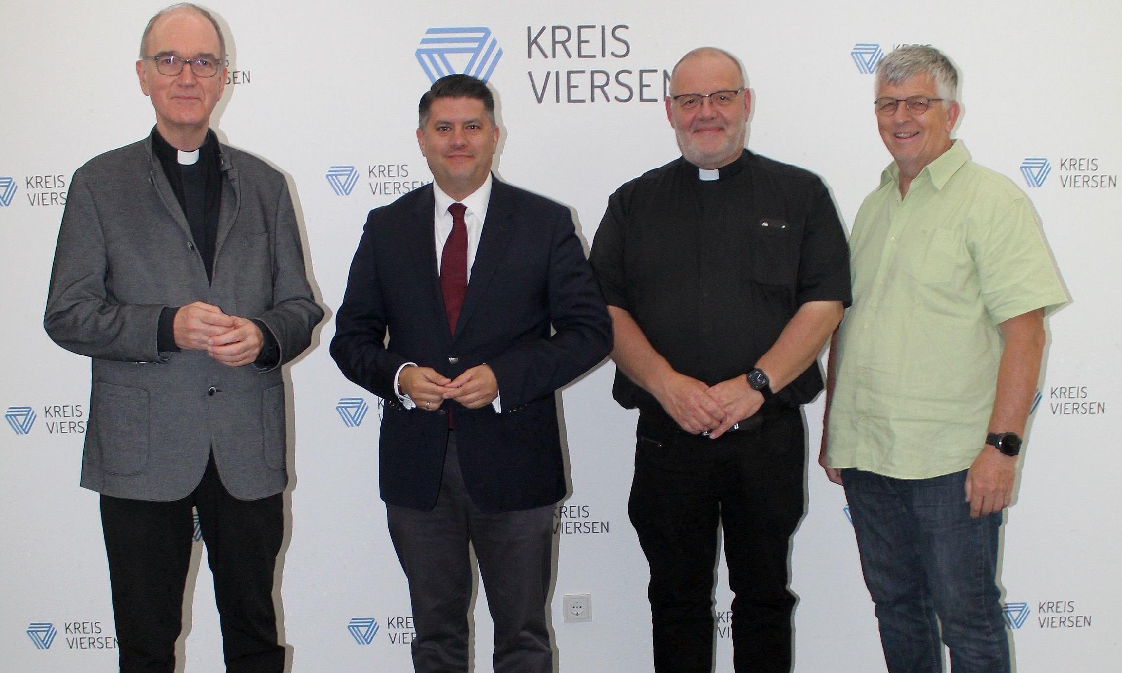 Besuch Weihbischof Borsch bei Landrat Gielen