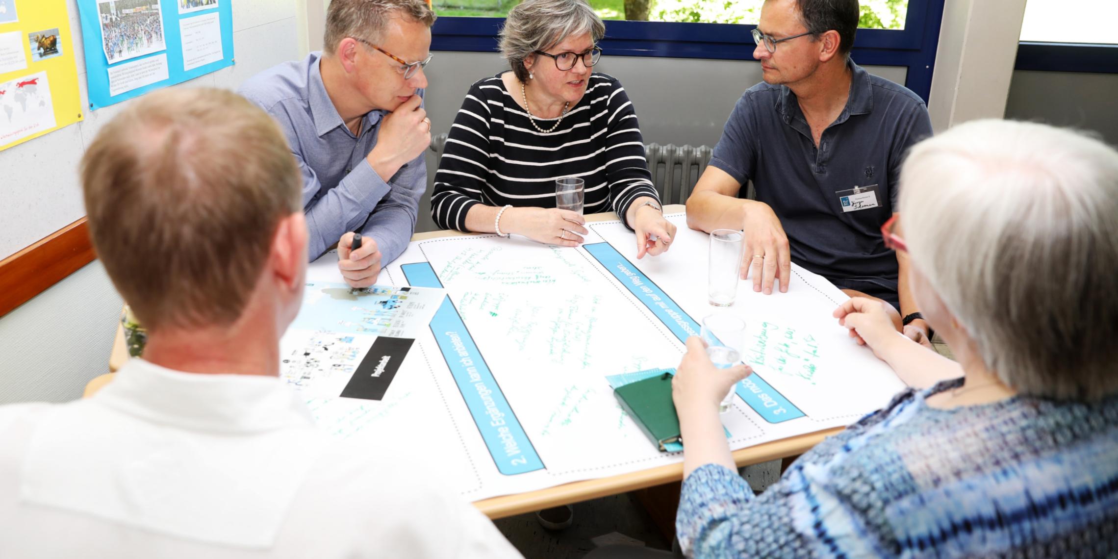 So wie hier beim Themenforum 2019 in Aachen sollen auch in der zweiten Prozessphase Kleingruppen an der Zukunft der katholischen Kirche arbeiten