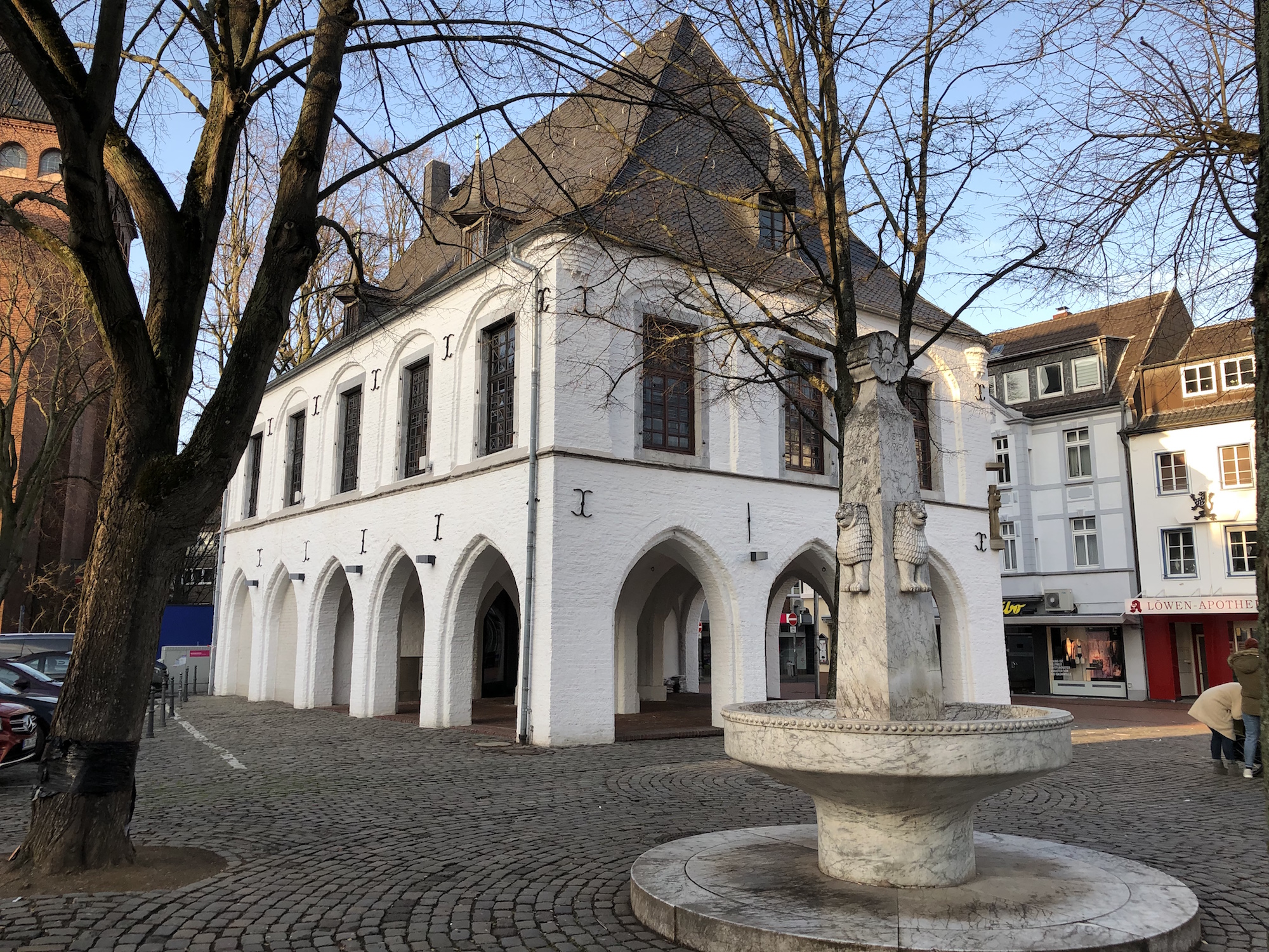 Das historische Rathaus in Erkelenz ist Teil der Route des Erinnerns.