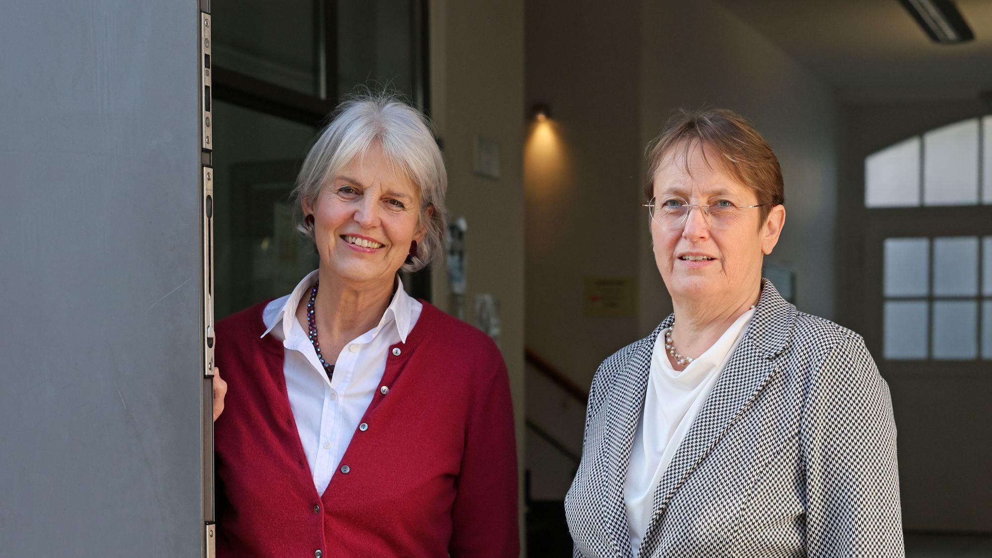 Zum Glück engagiert: Claudia Dechamps (l.) und Roswita Frenzel leiten die Geschicke des Vereins.