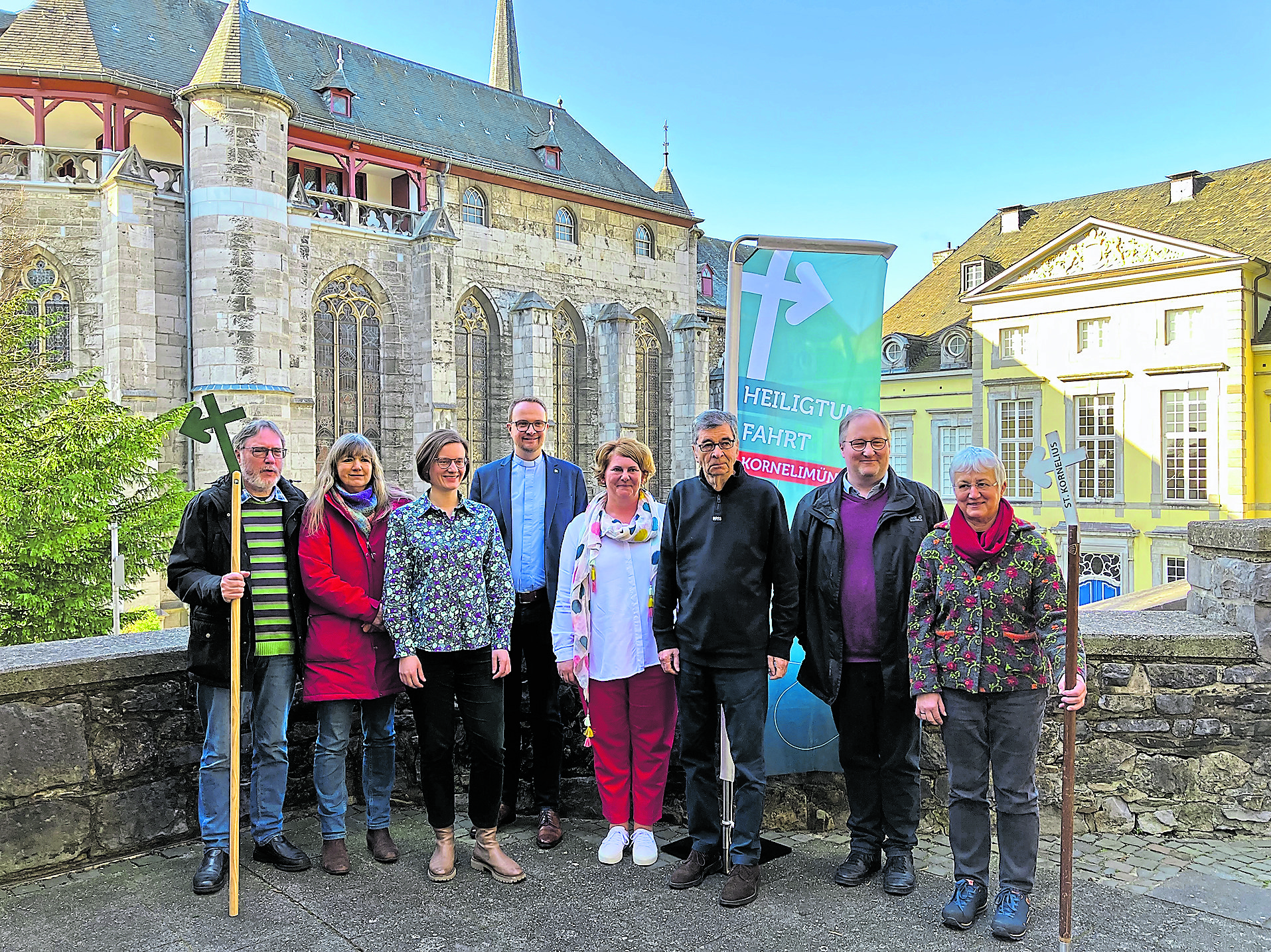 Die Steuerungsgruppe soll dafür sorgen, dass Kornelimünster das Großereignis Heiligtumsfahrt gut  gestemmt bekommt.