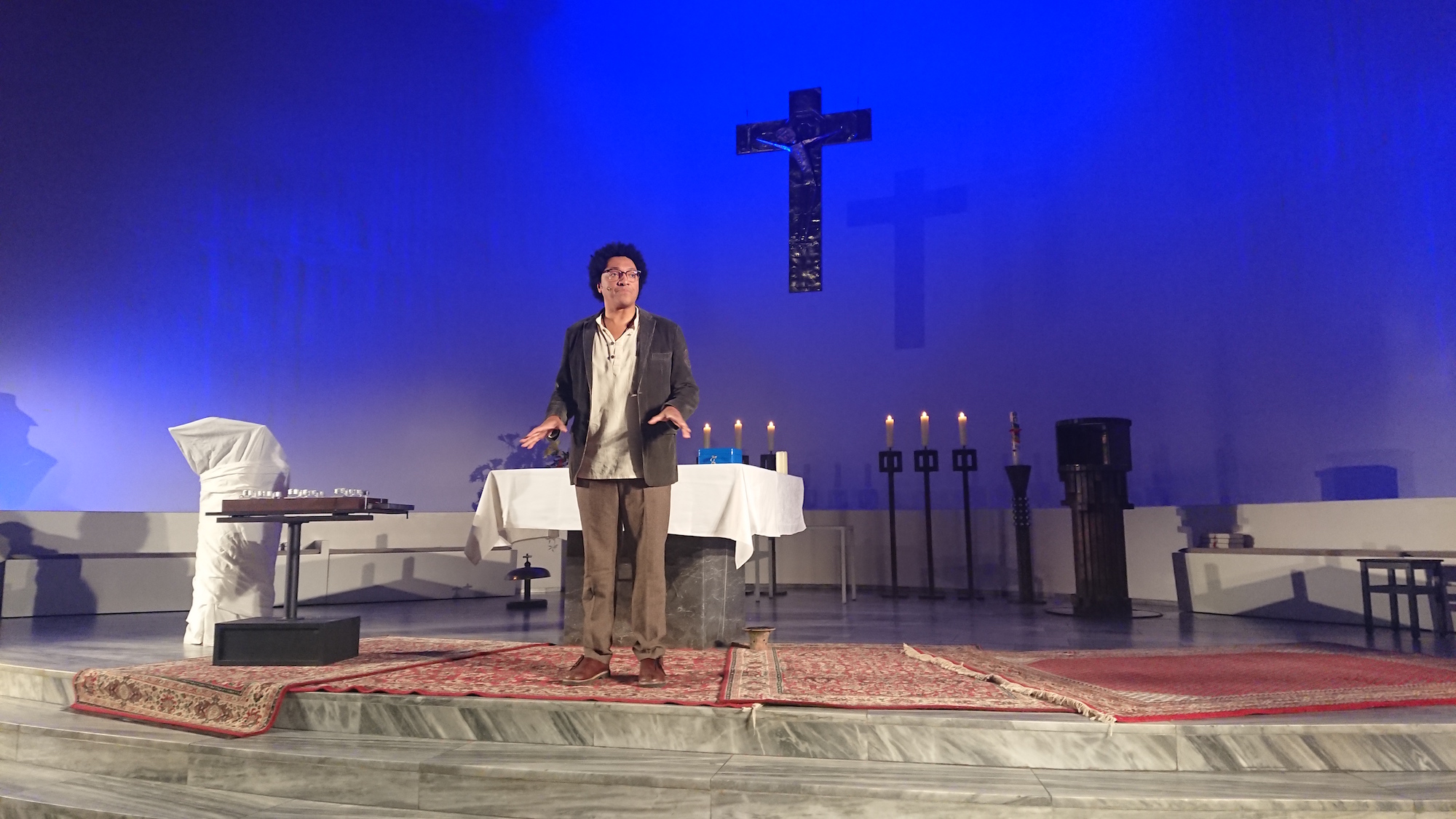 Keine leichte Rolle: Felix Frenken spielte Judas.