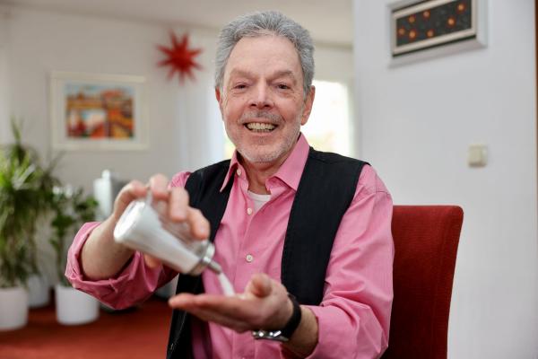 Passt zur Fastenzeit: Toni Freialdenhoven regt auch zum Zuckerverzicht an.