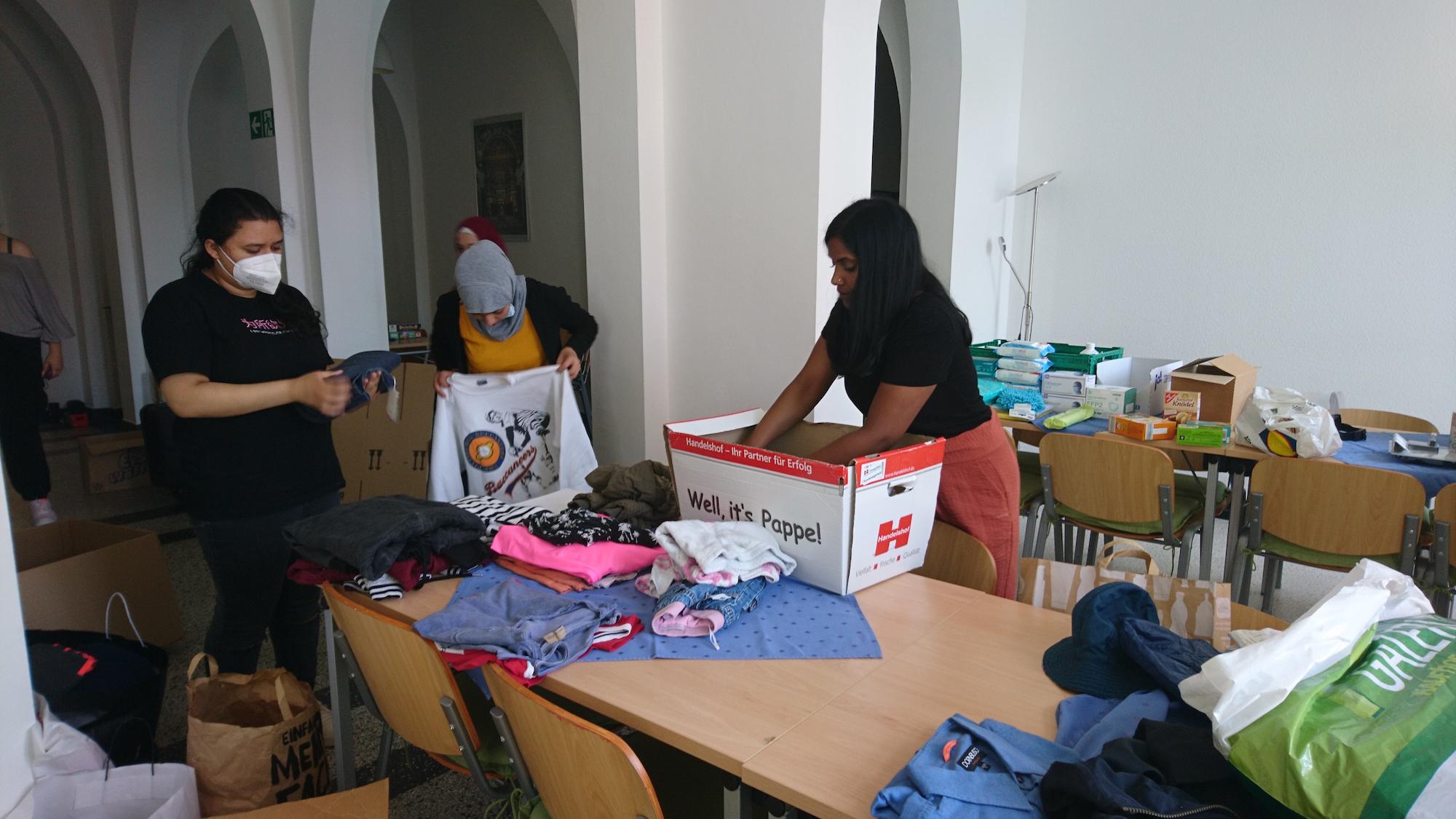 Anpacken und Helfen