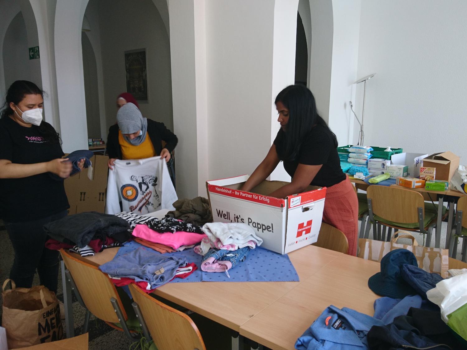 Anpacken und Helfen