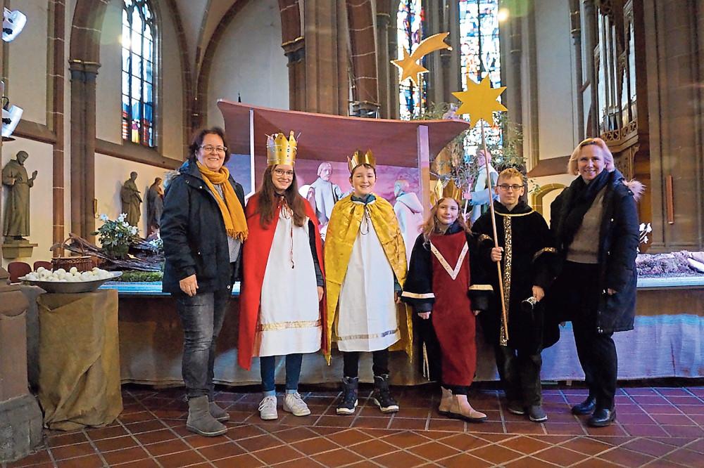 Freuen sich auf Berlin: Monika Meyer, Franziska Meyer, Johannes Meyer, Nelly Wagner, Nick Wagner und Agnieszka Wagner (v. l.).