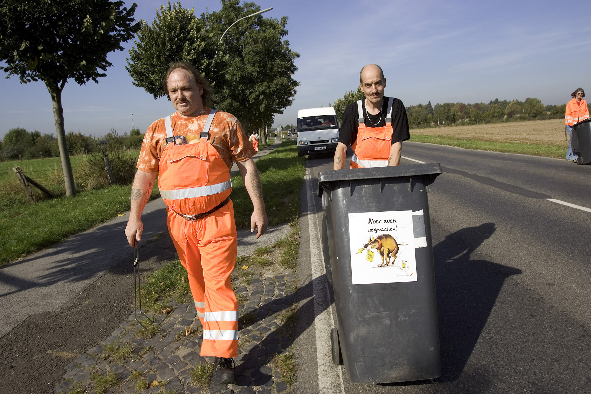 Seit 2006 hält das Team vom Volksverein die Straßen sauber.