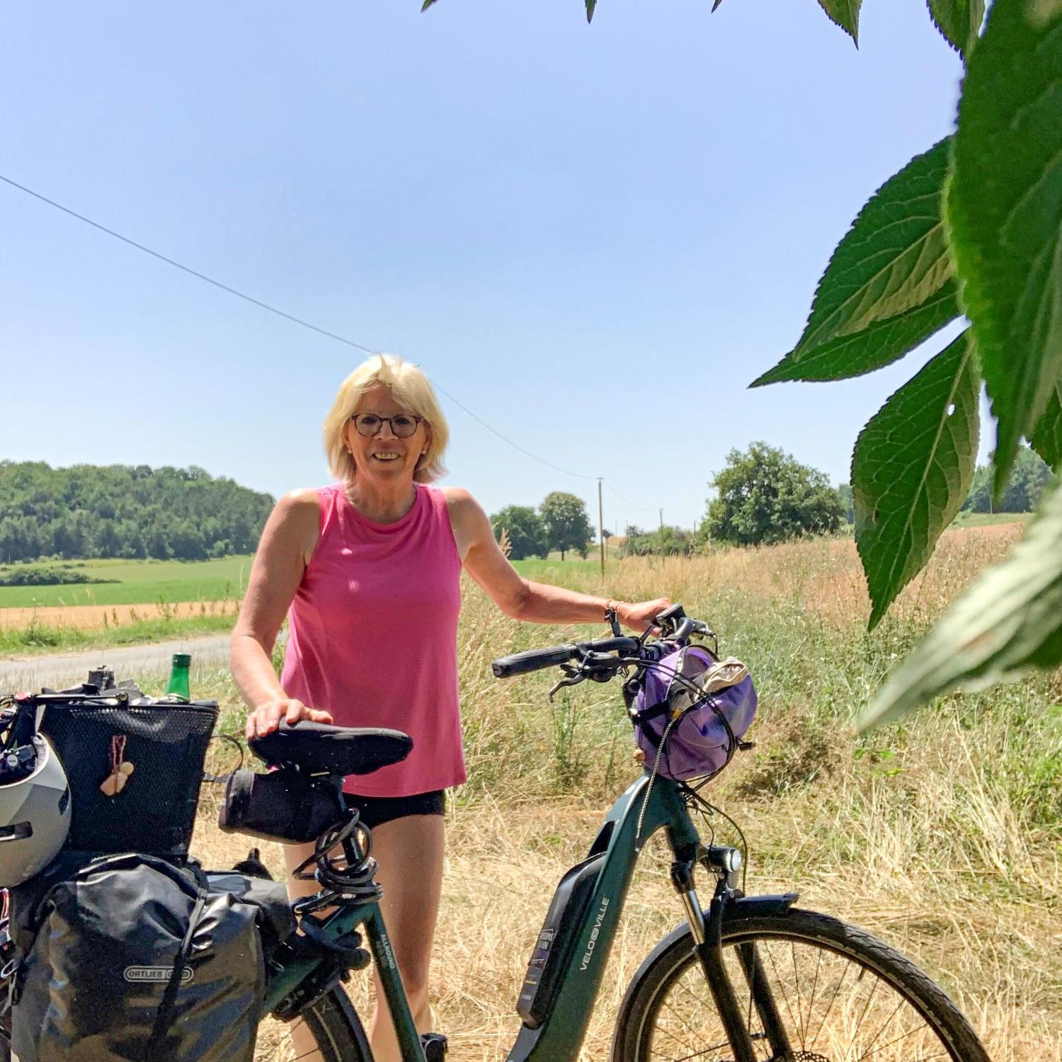 Kilometer 1000 geschafft: Friederike Hollenberg ist auf dem Weg nach Santiago.