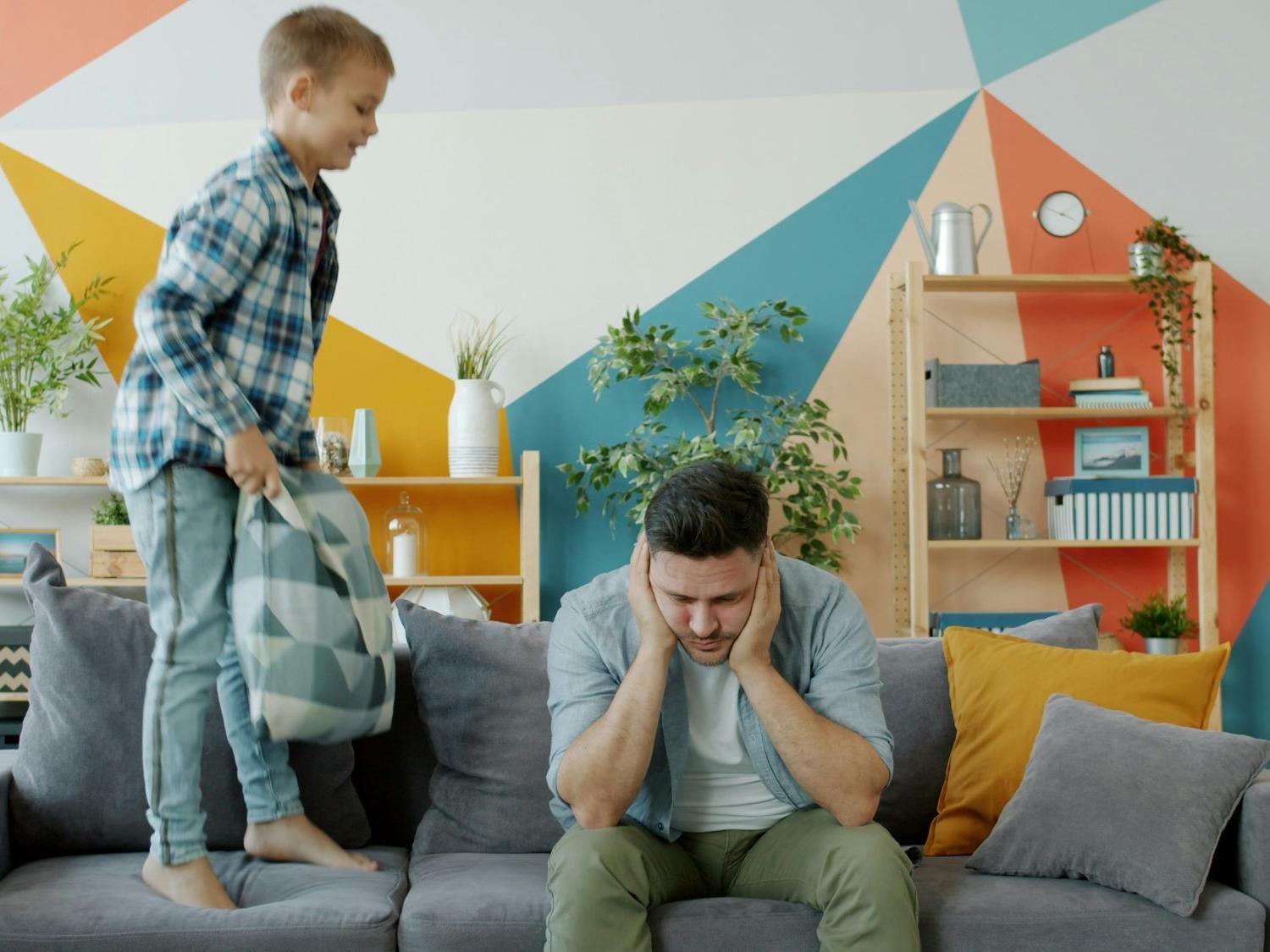 Was ist bloß mit Papa los?  Kinder haben feine Antennen.