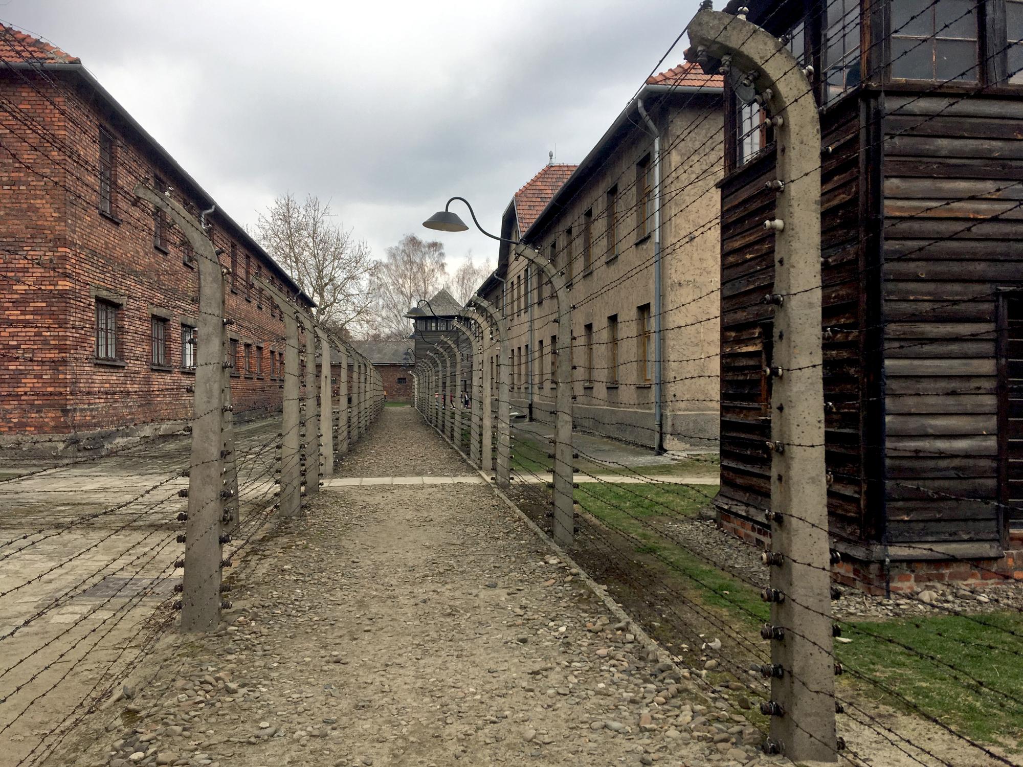 Manfred Deselaers predigt in Auschwitz die Macht der Liebe (c) Josef Heinrichs