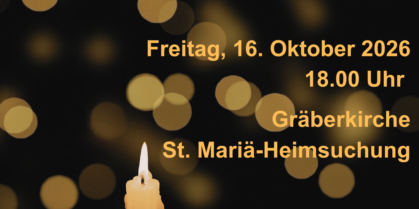 Plakat Licht und Segen 10.26