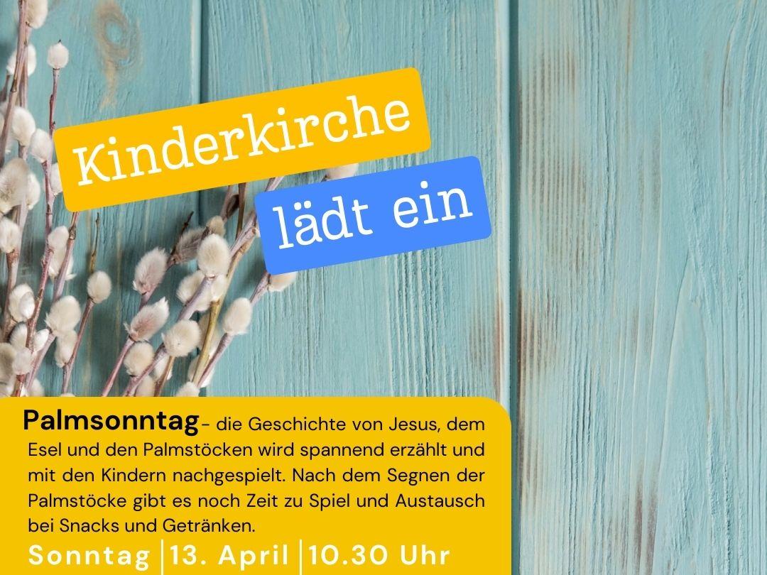 Kinderkirche Palmsonntag 2025