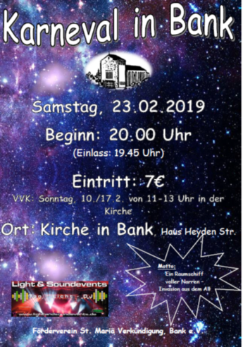 Karneval Bank neu