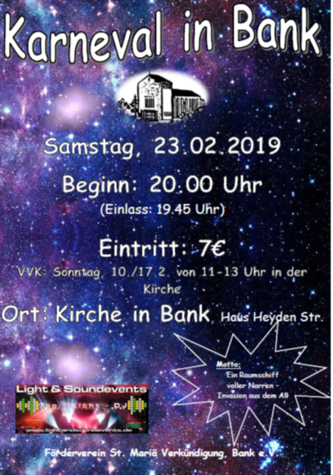 Karneval Bank neu (c) SMV