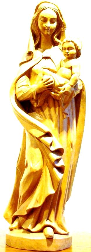 (Foto: Muttergottes aus unserem Oratorium)