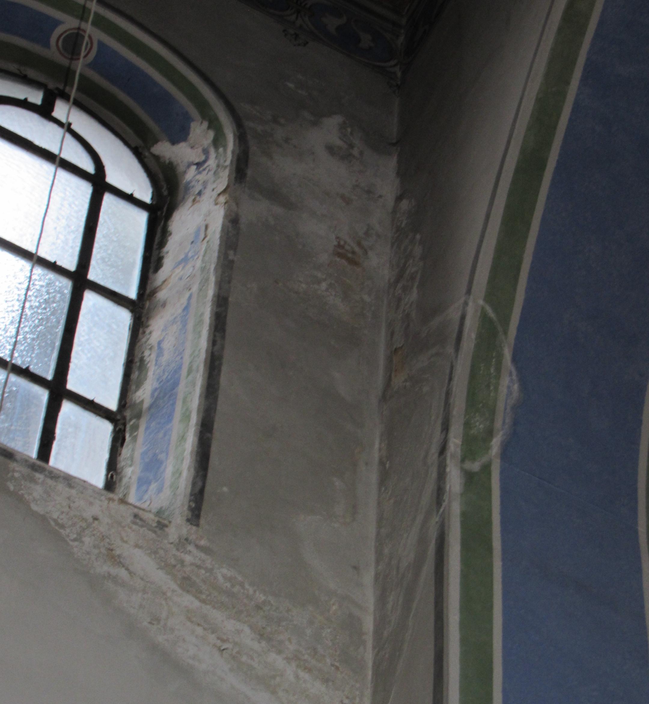 Wasserschaden in der Kirche St. Jakob