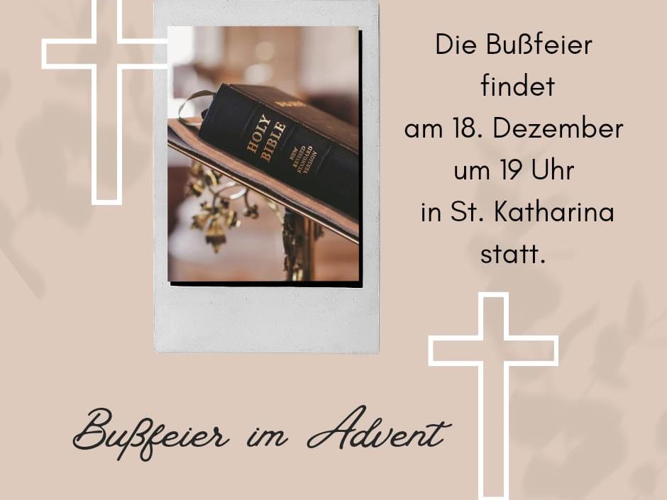Bußfeier Advent 2023