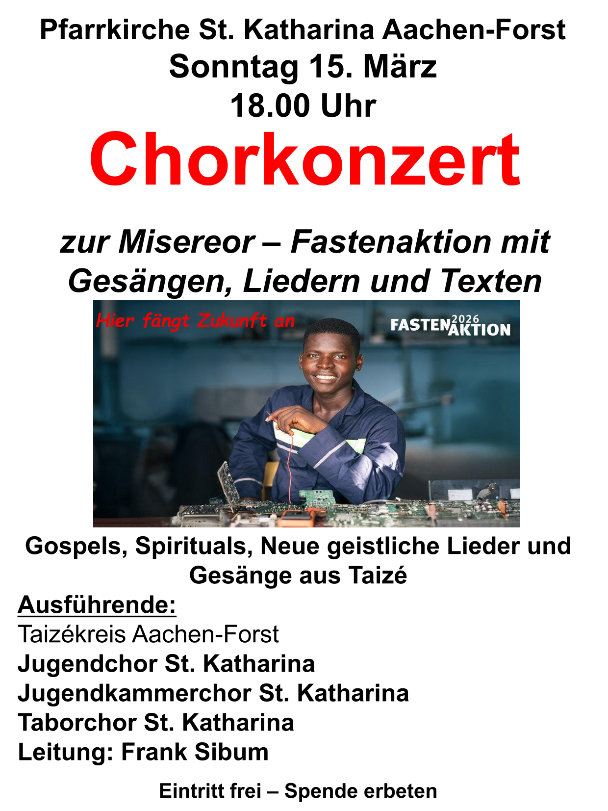 Konzert 15. März 2026