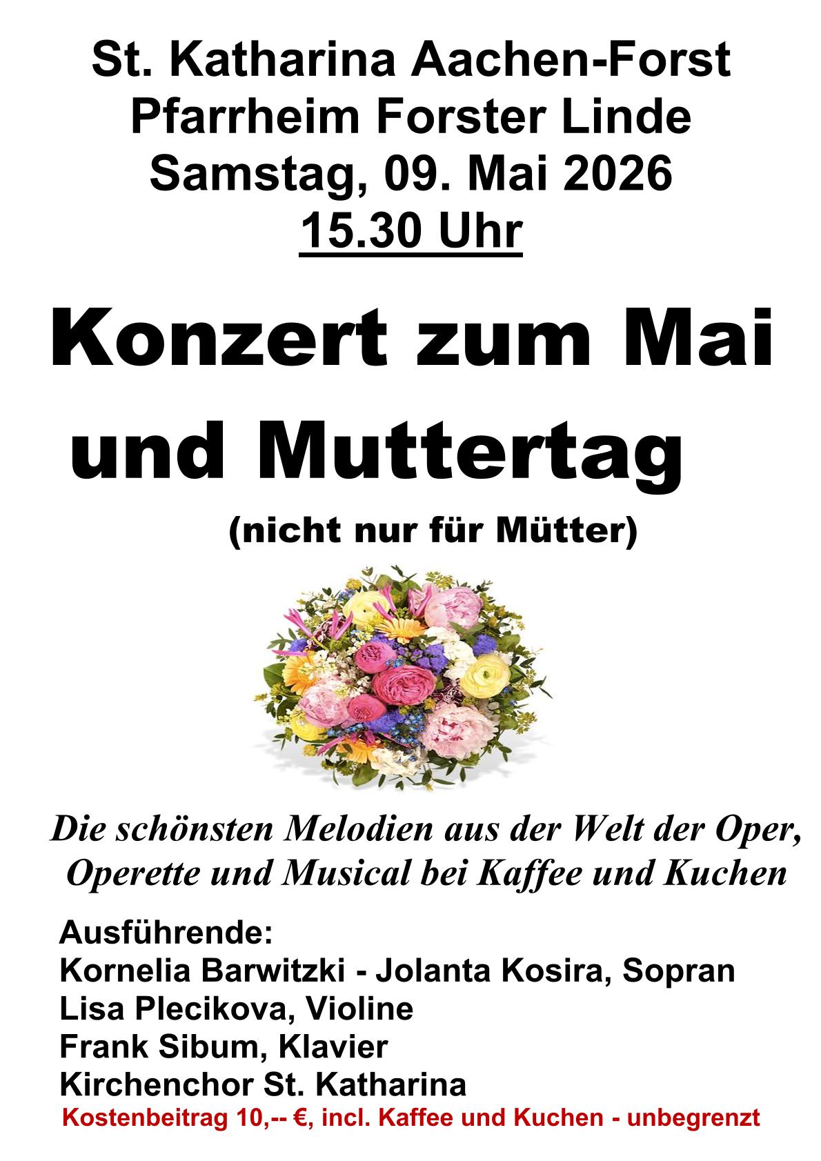 Plakat Muttertag 2026