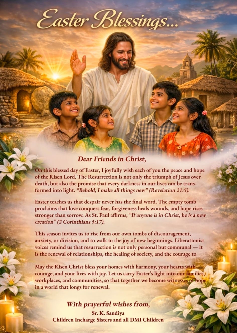 Ostergrüße aus Indien 2026