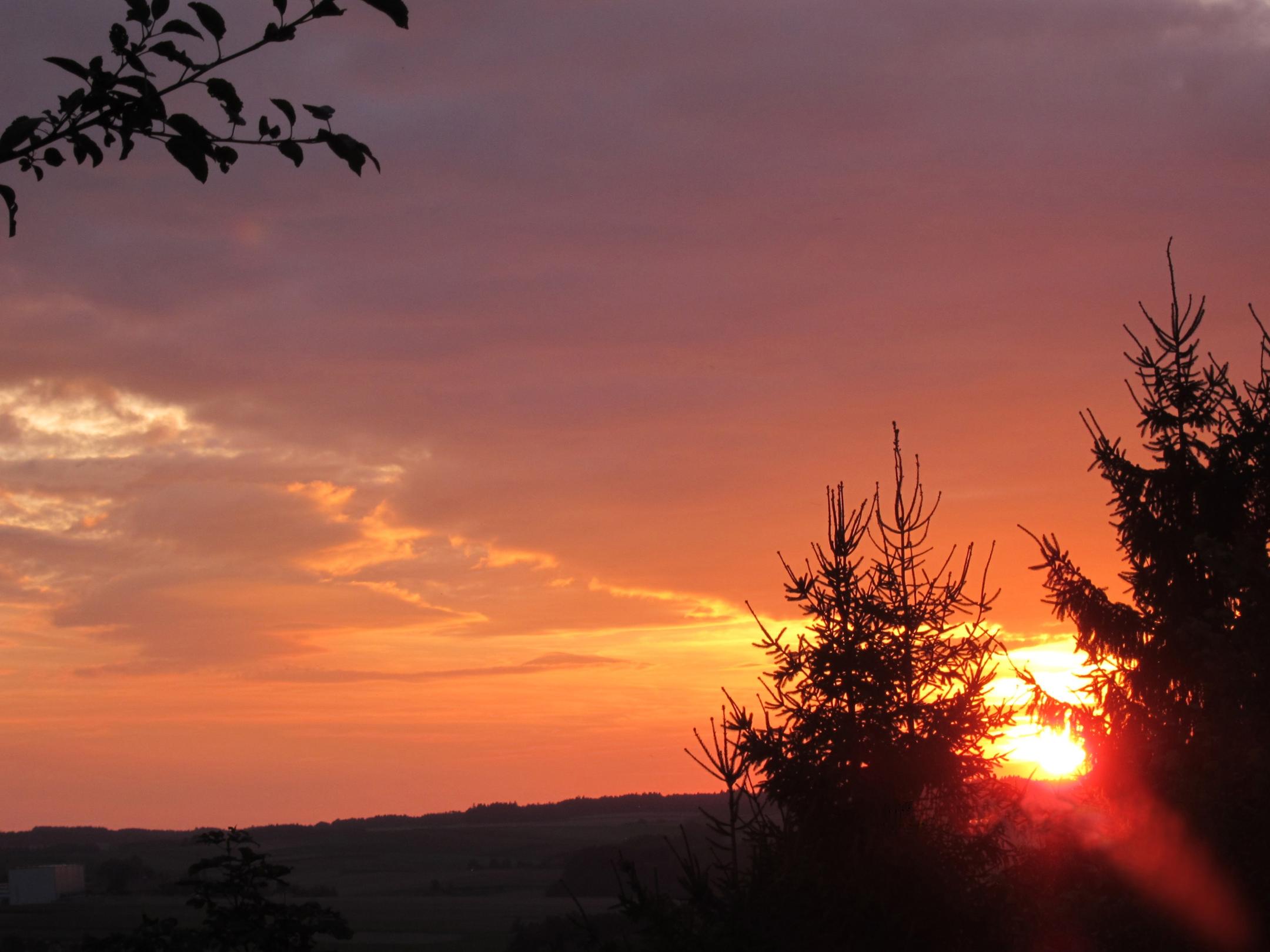 Abendstimmung draußen