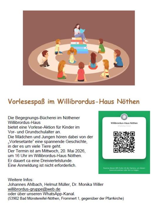 Einladung Vorlesenachmittag