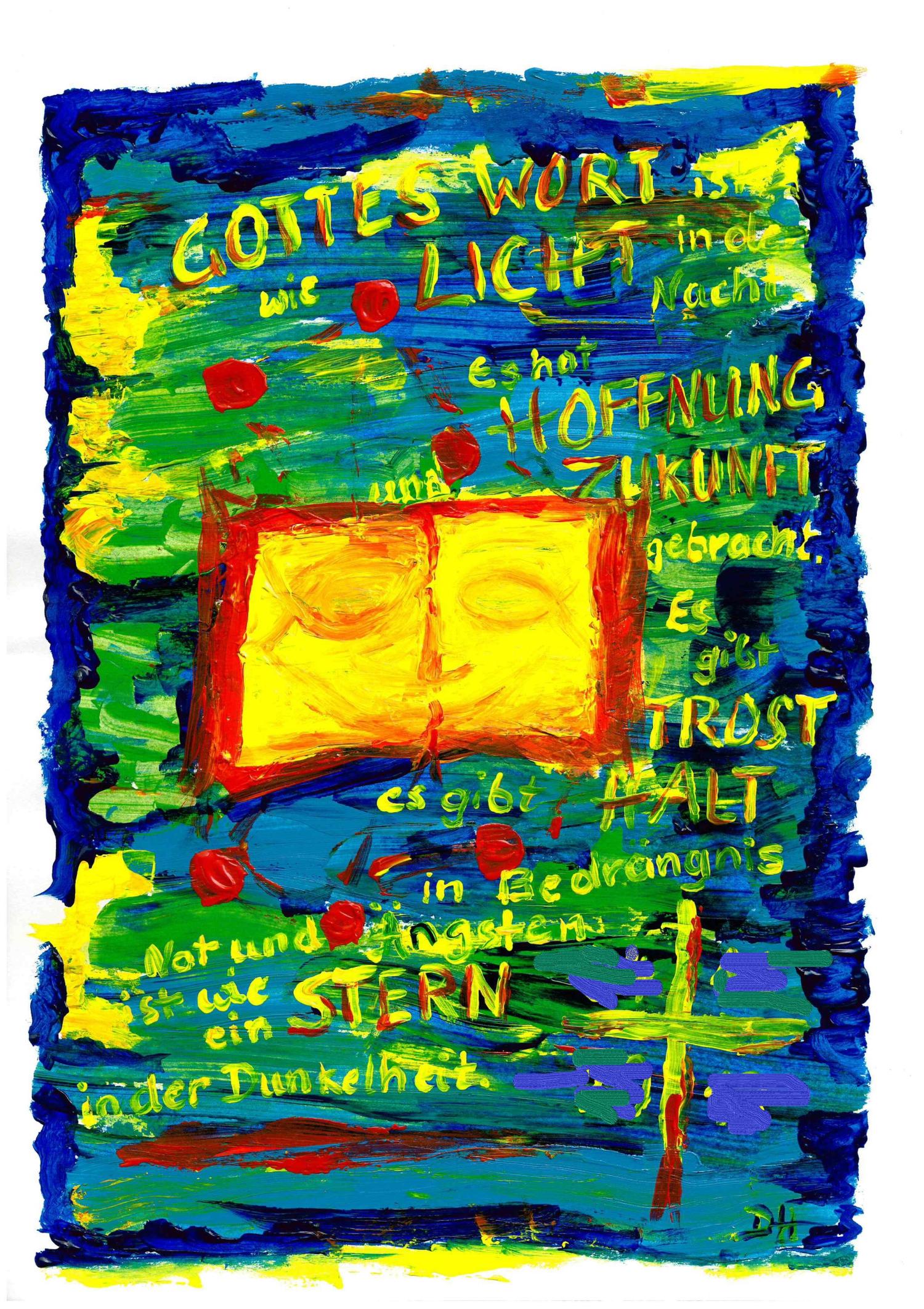 Glaube Gottes Wort ist wie Licht in der Nacht_by_Doris_Hopf_pfarrbriefservice