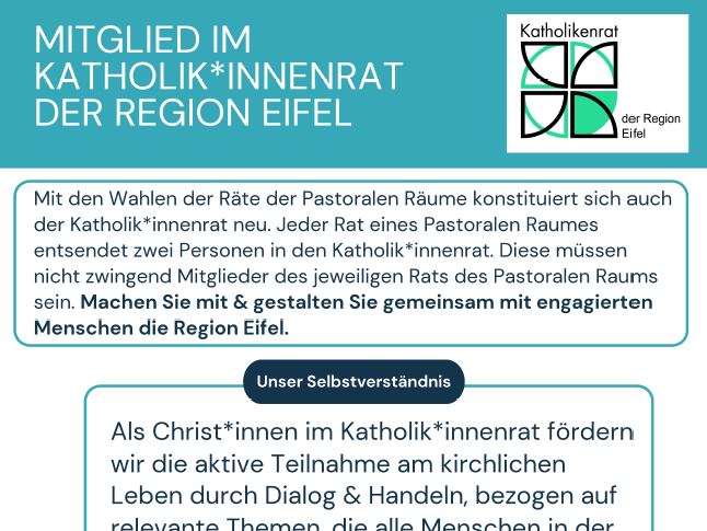 Katholikenrat Eifel Werbung