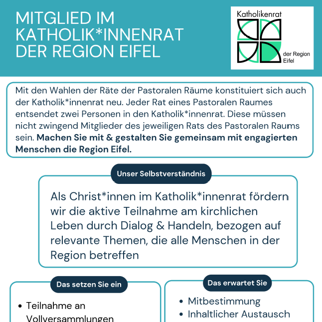 Katholikenrat Eifel Werbung