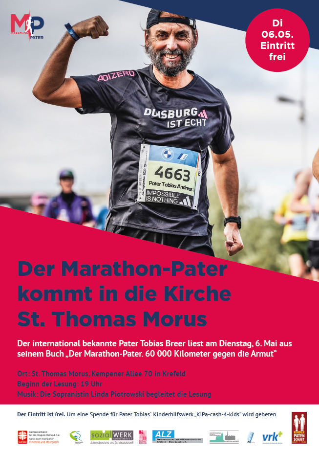 Plakat Pater Tobias Breer (c) Caritas / Pater Tobias Breer