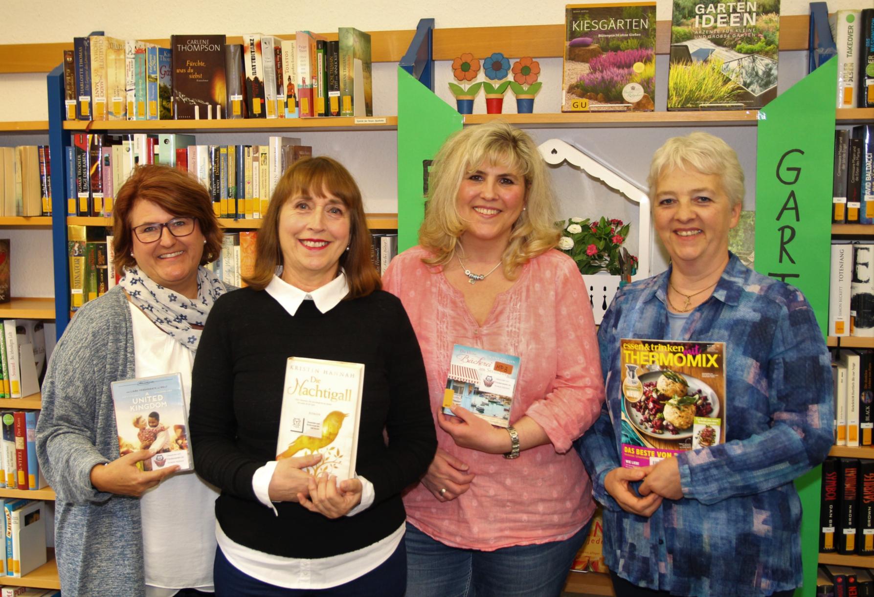 v.l.n.r. Michaela Kromm (Vorsitzende), Birgit Knipping (stellv. Vorsitzende), Ina Dettmer (Kassiererin), Beatrix Dreyer (Beisitzerin) (c) köB