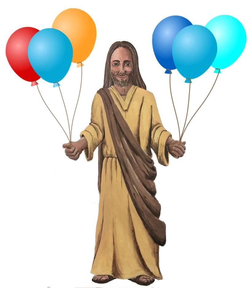 Jesus Kiko Luftballons