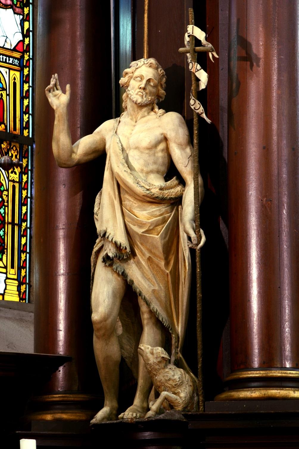 Johannes der Täufer im Hochalter Bracht