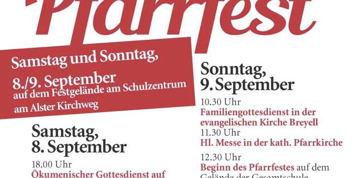 Pfarrfest 2018 Pfarrbrief