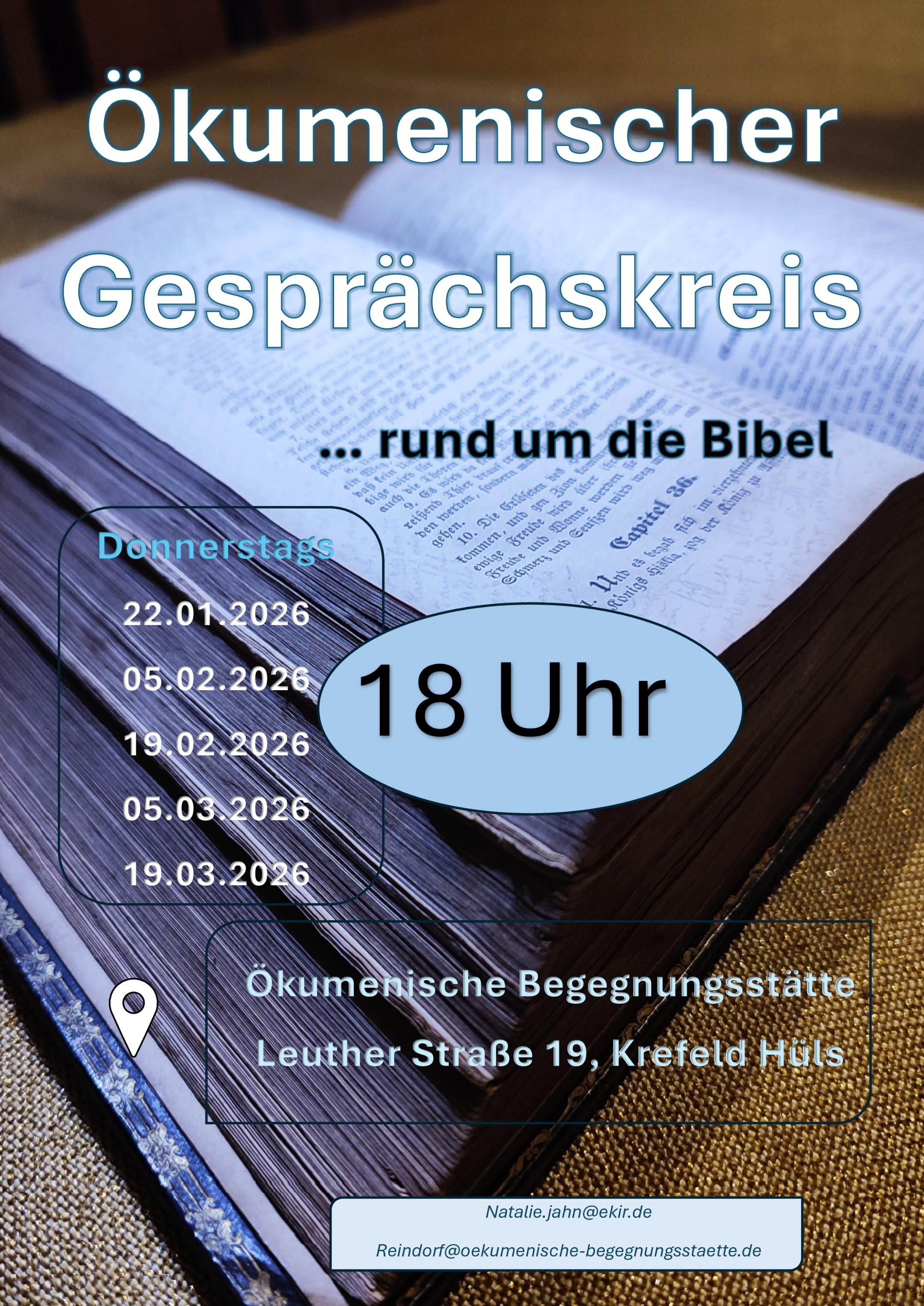 Ökumenischer Gesprächskreis ... rund um die Bibel - 'Aufbrüche mit Gott'