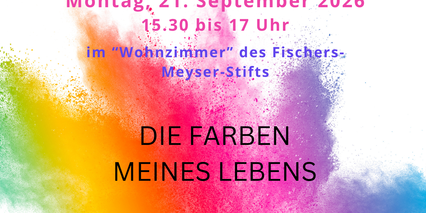 Flyer die Farben meines Lebens Canva
